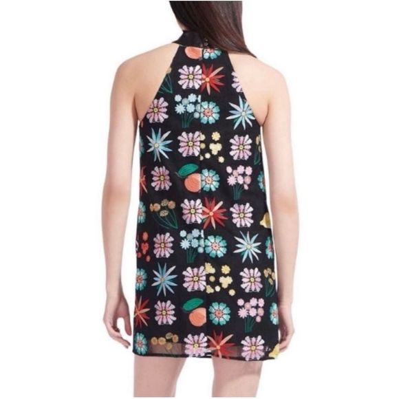 NWT Staud Sicily Georgette Shift Dress - Picture 2 of 7